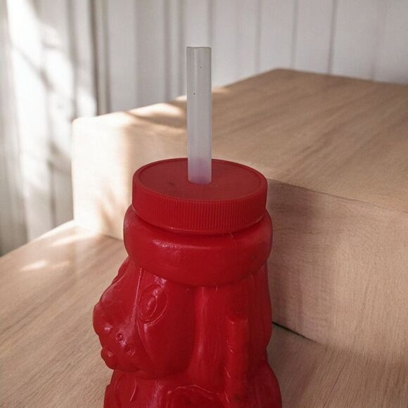 Vintage 1970’s Slush Puppies Collectible Plastic Dog Cups with Lids & Straws - Picture 13 of 16